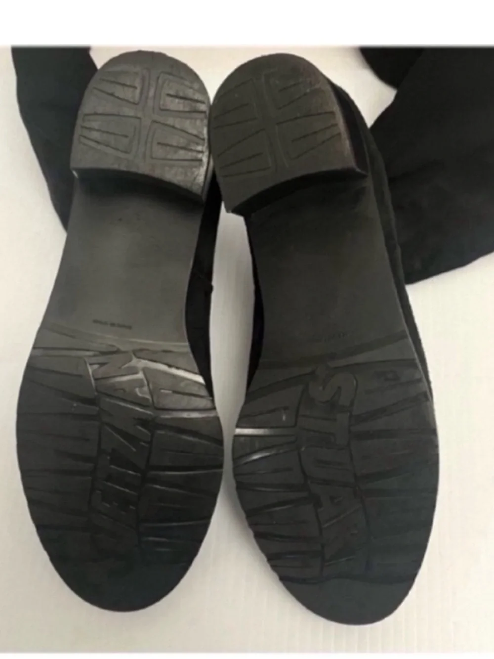 Stuart Weitzman Black Over-the-Knee Suede Boots Size 7.5